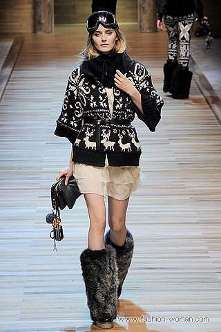 Модный кардиган от Dolce & Gabbana Кардиган от Dolce & Gabbana с жаккардовым (норвежским) узором
