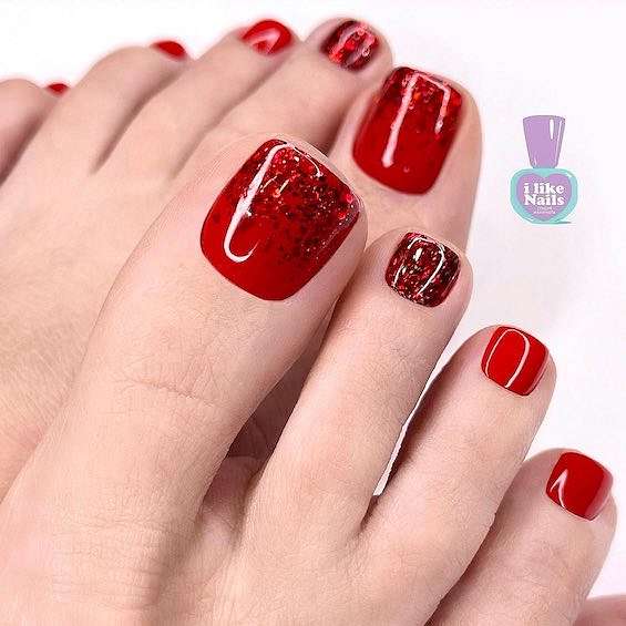 30 Amazing Red Toe Nail Ideas You Need to Try фото №9 30 Amazing Red Toe Nail Ideas You Need to Try фото №9