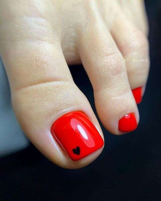 30 Amazing Red Toe Nail Ideas You Need to Try фото №2 30 Amazing Red Toe Nail Ideas You Need to Try фото №2