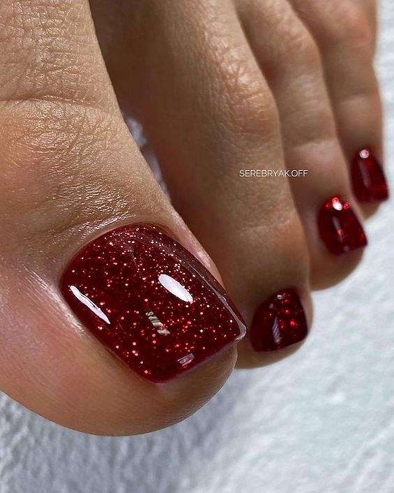30 Amazing Red Toe Nail Ideas You Need to Try фото №15 30 Amazing Red Toe Nail Ideas You Need to Try фото №15