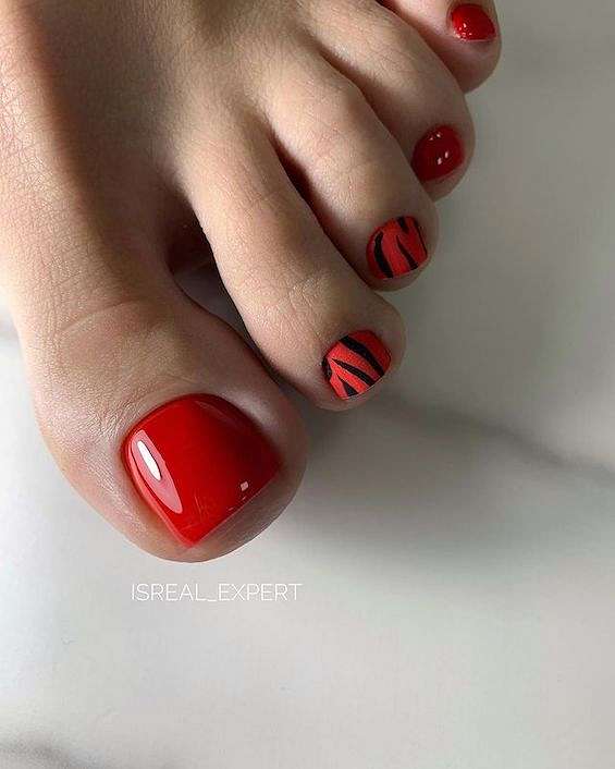 30 Amazing Red Toe Nail Ideas You Need to Try фото №20 30 Amazing Red Toe Nail Ideas You Need to Try фото №20