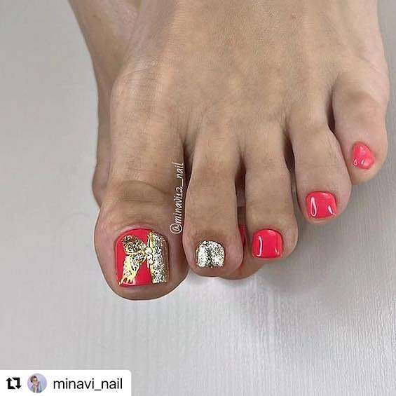 30 Amazing Red Toe Nail Ideas You Need to Try фото №26 30 Amazing Red Toe Nail Ideas You Need to Try фото №26