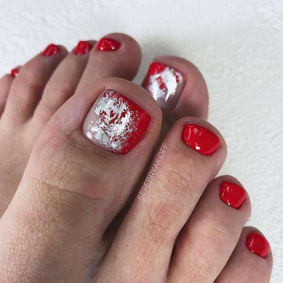 30 Amazing Red Toe Nail Ideas You Need to Try фото №30 30 Amazing Red Toe Nail Ideas You Need to Try фото №30