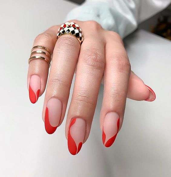 45 Red Nail Designs for a Chic and Trendy Look фото №11 45 Red Nail Designs for a Chic and Trendy Look фото №11
