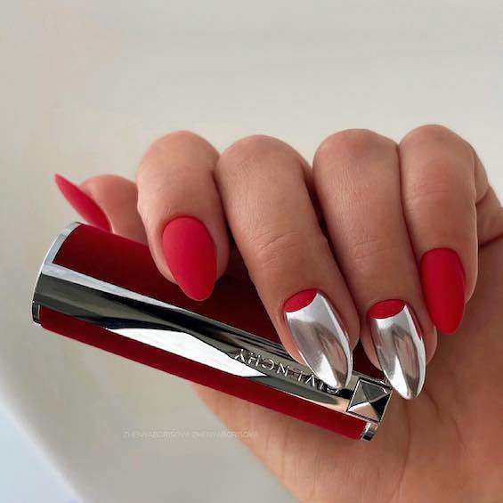 45 Red Nail Designs for a Chic and Trendy Look фото №13 45 Red Nail Designs for a Chic and Trendy Look фото №13