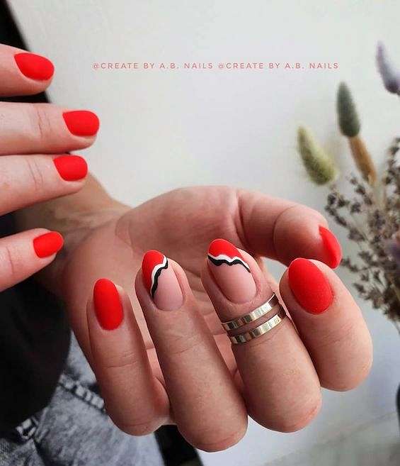45 Red Nail Designs for a Chic and Trendy Look фото №29 45 Red Nail Designs for a Chic and Trendy Look фото №29