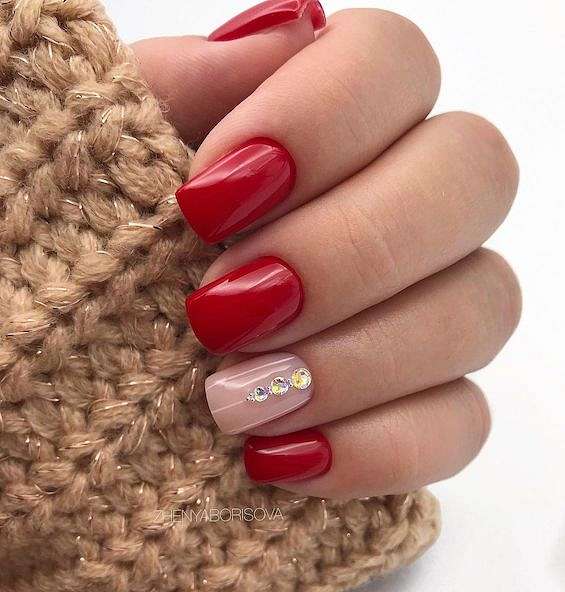 45 Red Nail Designs for a Chic and Trendy Look фото №30 45 Red Nail Designs for a Chic and Trendy Look фото №30