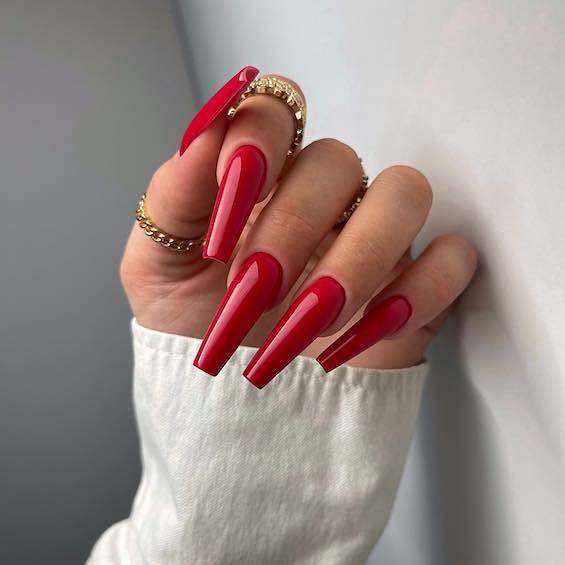 45 Red Nail Designs for a Chic and Trendy Look фото №40 45 Red Nail Designs for a Chic and Trendy Look фото №40