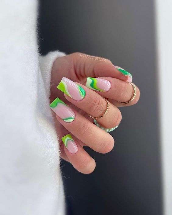 65 Beautiful Green Nail Art Designs for 2024 фото №11 65 Beautiful Green Nail Art Designs for 2024 фото №11