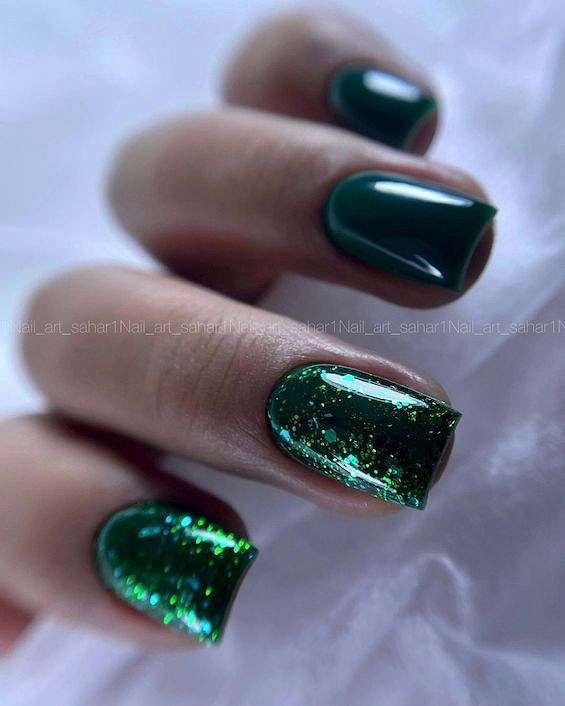 65 Beautiful Green Nail Art Designs for 2024 фото №2 65 Beautiful Green Nail Art Designs for 2024 фото №2