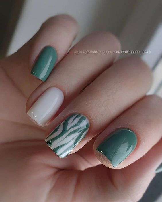 65 Beautiful Green Nail Art Designs for 2024 фото №28 65 Beautiful Green Nail Art Designs for 2024 фото №28