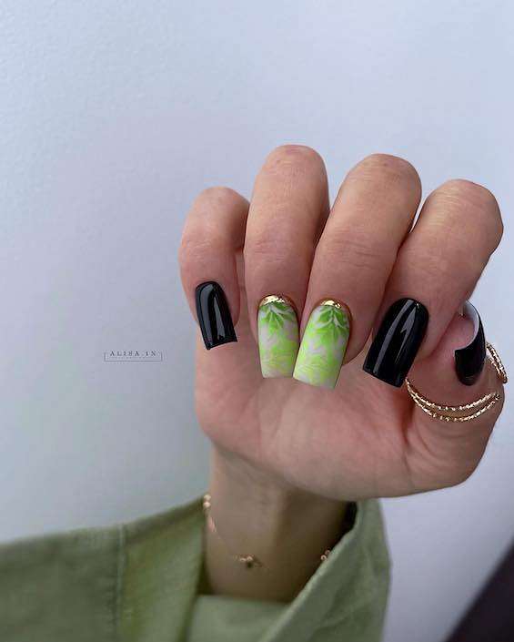 65 Beautiful Green Nail Art Designs for 2024 фото №27 65 Beautiful Green Nail Art Designs for 2024 фото №27