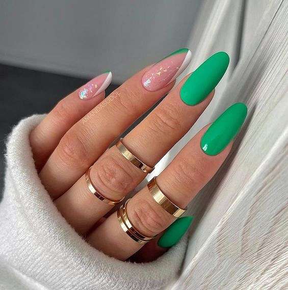 65 Beautiful Green Nail Art Designs for 2024 фото №41 65 Beautiful Green Nail Art Designs for 2024 фото №41