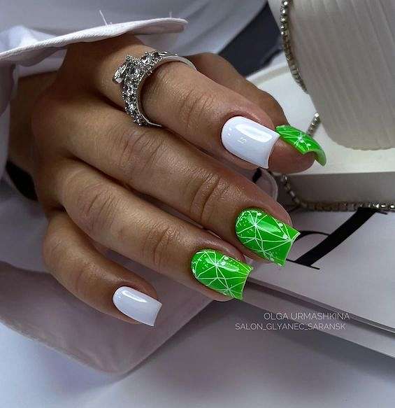 65 Beautiful Green Nail Art Designs for 2024 фото №49 65 Beautiful Green Nail Art Designs for 2024 фото №49