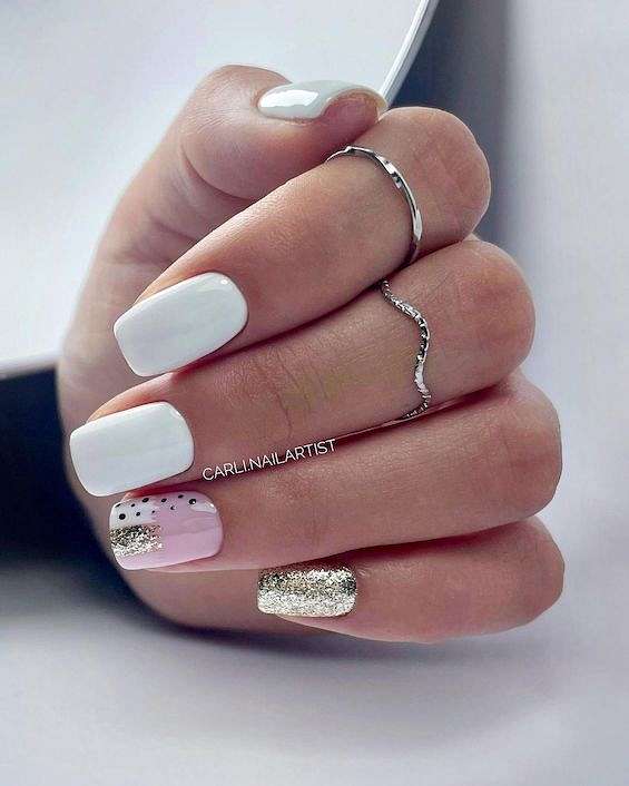 70 White Nail Ideas You Need to Try in 2024 фото №14 70 White Nail Ideas You Need to Try in 2024 фото №14