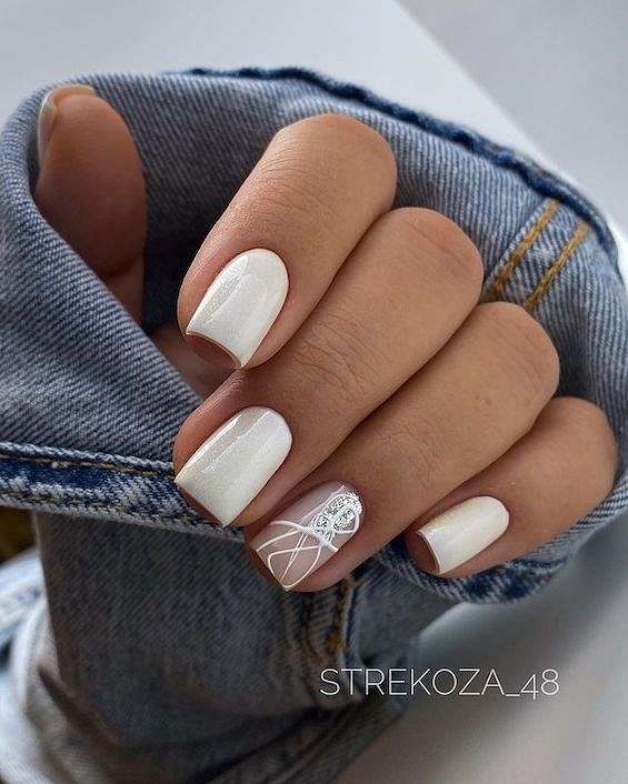 70 White Nail Ideas You Need to Try in 2024 фото №58 70 White Nail Ideas You Need to Try in 2024 фото №58