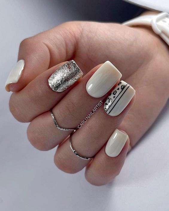 70 White Nail Ideas You Need to Try in 2024 фото №57 70 White Nail Ideas You Need to Try in 2024 фото №57