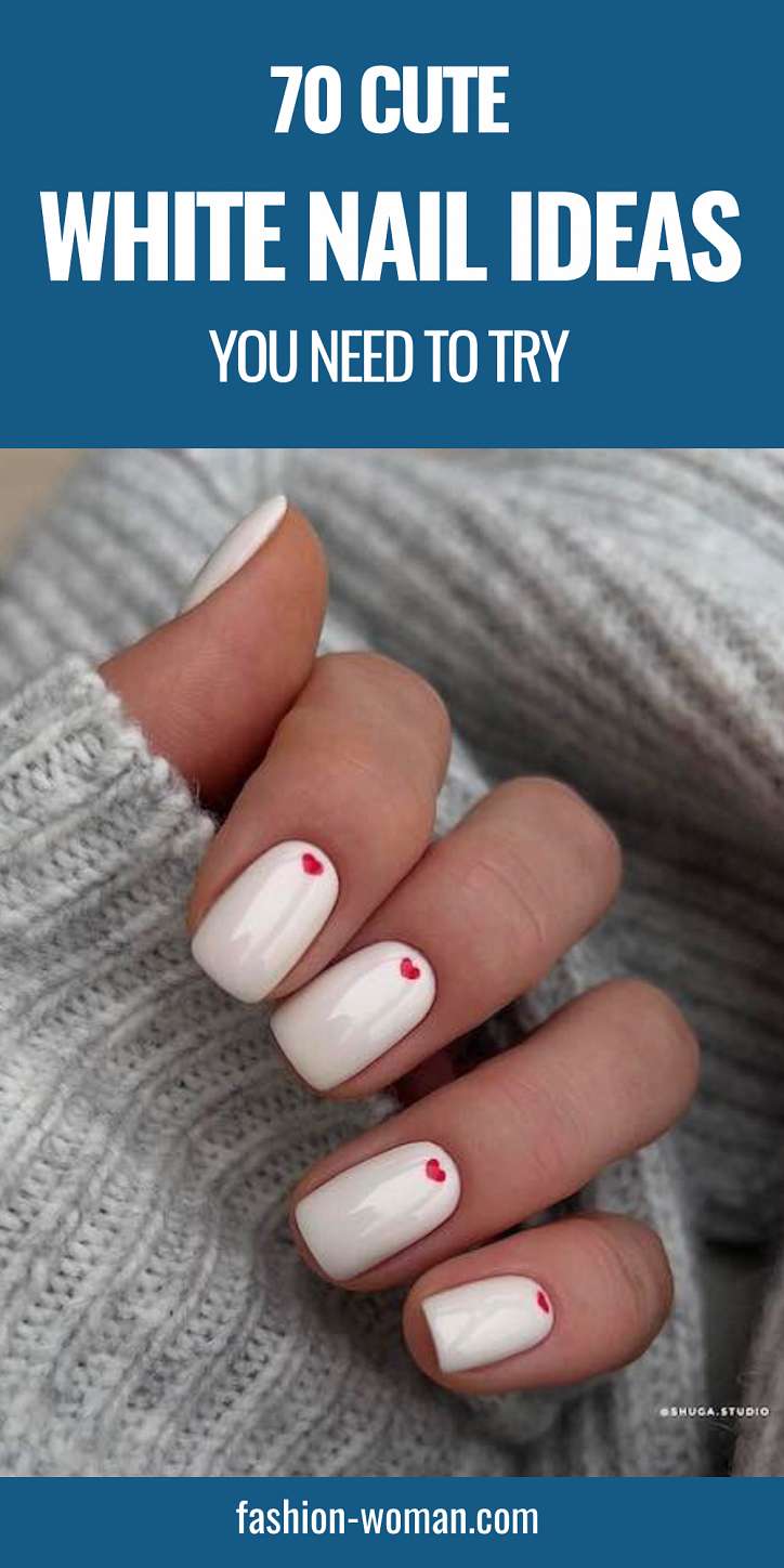 70 White Nail Ideas You Need to Try in 2024 фото №70 70 White Nail Ideas You Need to Try in 2024 фото №70