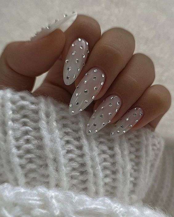 The Best Wedding Nails for Bride 2024 фото №3