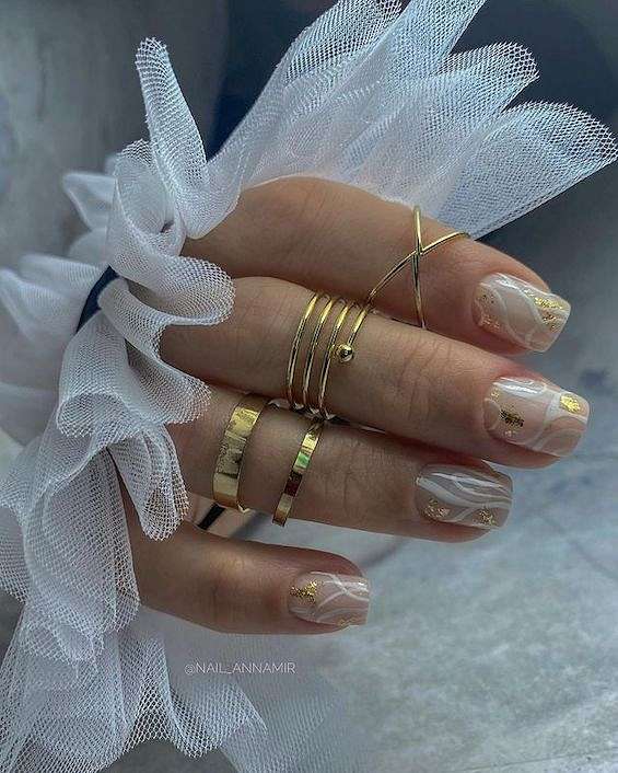 The Best Wedding Nails for Bride 2024 фото №37