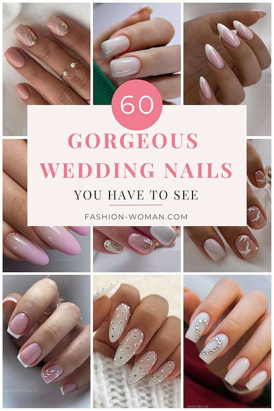 The Best Wedding Nails for Bride 2024 фото №63