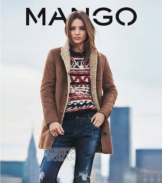 Миранда Керр в зимнем лукбуке Mango Миранда Керр в зимнем лукбуке Mango
